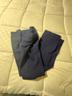 White House Black Market Boot Cut Navy pants